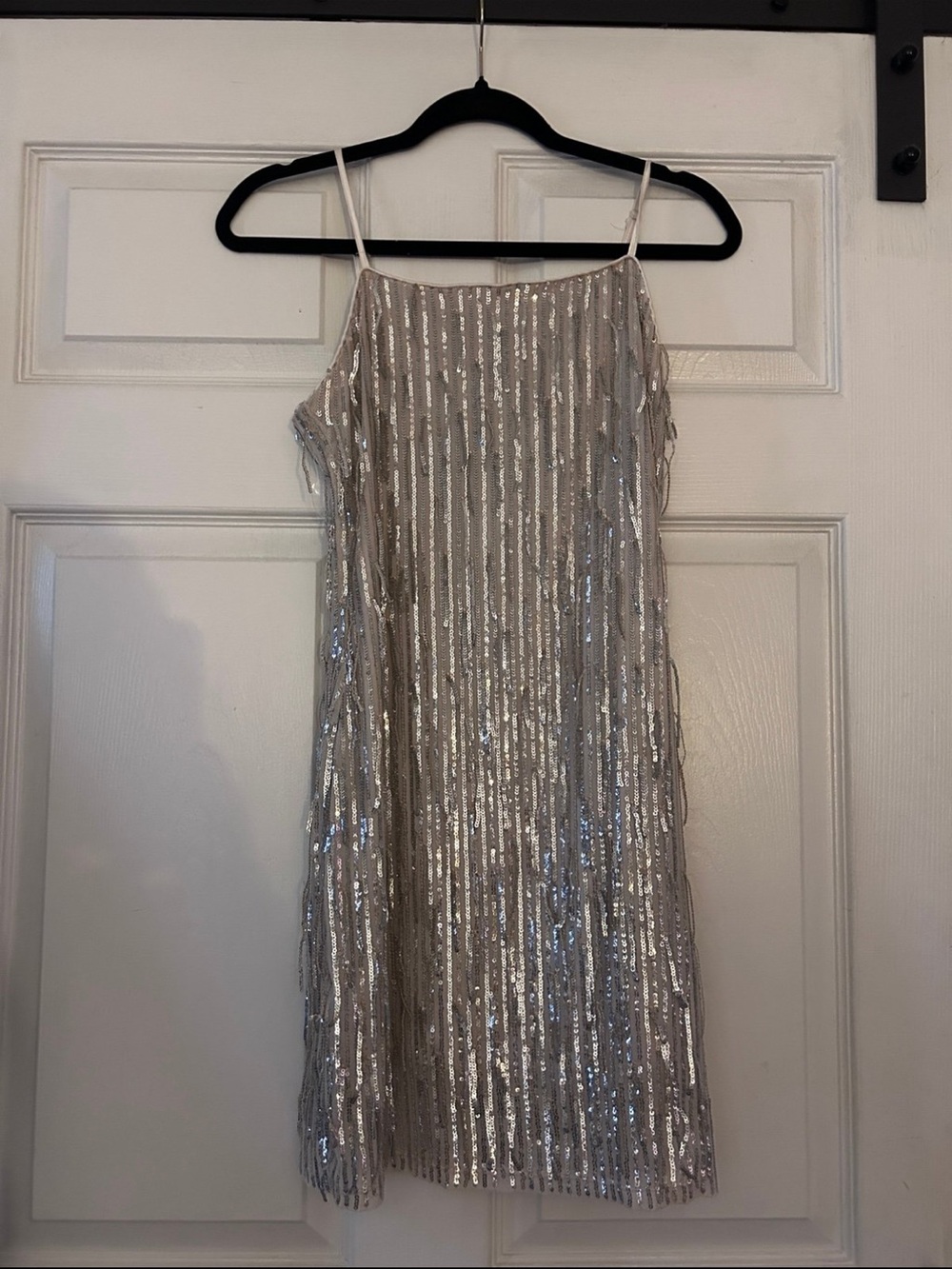 Sequin Dress in Silver